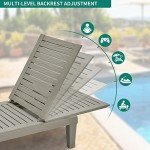 YITAHOME Outdoor Chaise Lounge Chairs Set of 2
