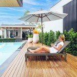 Adjustable Outdoor Chaise Lounge Chairs – Set of 2