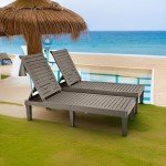 Adjustable Outdoor Chaise Lounge Chairs – Set of 2
