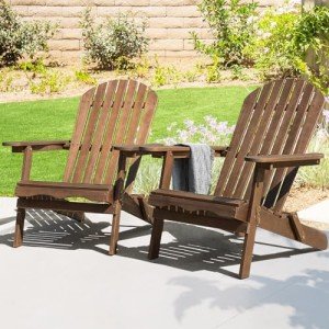 IDZO Outdoor Adirondack Chair Set for Patios