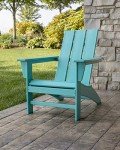 Modern Adirondack Chair in Sand by POLYWOOD