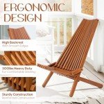 Elina Eucalyptus Adirondack Chairs, Set of 2