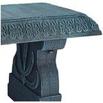 Arcadia Garden Fiberclay Outdoor Patio Bench