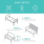 Stylish 2-Person Wicker Patio Bench with Cushions