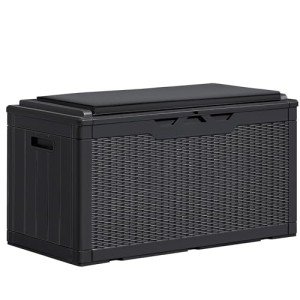 Greesum 100 Gallon Outdoor Resin Deck Box