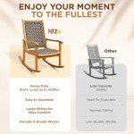 IDZO Lexicon Eucalyptus Rocking Chair for Indoors & Out