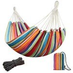 JoyView Extra Large Cotton Brazilian Double Hammock