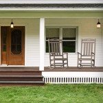 Poly Lumber High Back Outdoor Rocking Chair