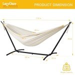 Lazy Daze Double Hammock with Steel Stand