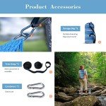 SUNCREAT Double Hammock with Carrying Bag & Straps