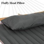 SUNCREAT Two-Person Freestanding Outdoor Hammock – Gray