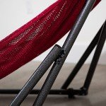 Portable Hammock with Steel Stand for Outdoor Relaxing