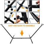 Portable 9FT Heavy-Duty Hammock Stand for Two