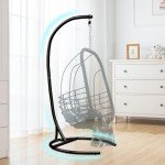 Heavy-Duty Hanging Chair Stand for Outdoors Indoors