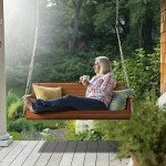 VINGLI Heavy Duty Wooden Porch Swing – 5 FT