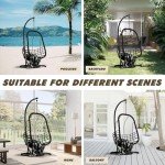 Heavy-Duty Hanging Chair Stand for Outdoors Indoors