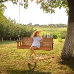 VINGLI Heavy Duty Wooden Porch Swing – 5 FT