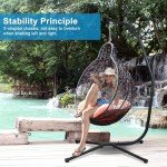 Steel Stand for Hanging Hammock Chairs - 300lb Capacity