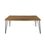 Kama Rectangular Acacia Wood Patio Dining Table