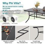 7 Piece Outdoor Dining Set with Umbrella