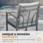 9-Piece Aluminum Patio Dining Set for 8