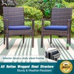 5-Piece Patio Dining Set with Umbrella and Chairs