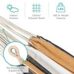 Double Hammock with Steel Stand for Two - Desert Stripes
