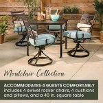 Hanover Montclair 5-Piece Outdoor Dining Set