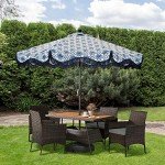 Outdoor Rattan Dining Set for Four with Cushions