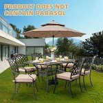 7-Piece Cast Aluminum Outdoor Dining Set
