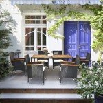 Modern 7-Piece Wicker Patio Dining Set