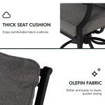 7-Piece Outdoor Dining Set with Swivel Chairs