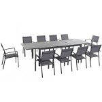 11-Piece Hanover Naples Outdoor Dining Set