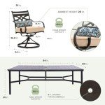 Hanover Montclair 11-Piece Patio Dining Set