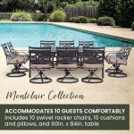 Hanover Montclair 11-Piece Patio Dining Set