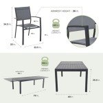 11-Piece Hanover Naples Outdoor Dining Set