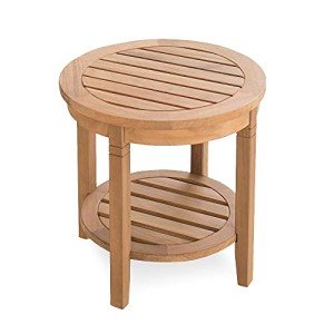 Indonesian Teak Arie Outdoor Round Side Table