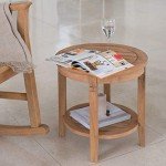 Indonesian Teak Arie Outdoor Round Side Table