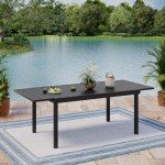 MIXPATIO Adjustable Expandable Patio Dining Table