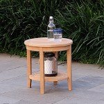 Indonesian Teak Arie Outdoor Round Side Table