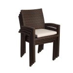 Jefferson 13-Piece Patio Dining Set with Wicker Chairs
