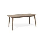 Expandable Gray Acacia Wood Outdoor Dining Table