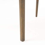 Expandable Gray Acacia Wood Outdoor Dining Table