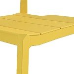 Bright Yellow Stacking Dining Chairs - 4-Pack