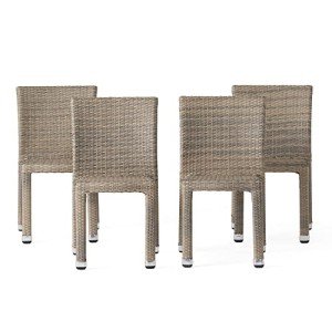 Christopher Knight Dover Outdoor Wicker Chair Set
