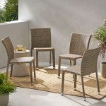 Christopher Knight Dover Outdoor Wicker Chair Set