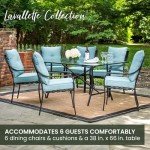 Hanover Lavallette 7-Piece Outdoor Dining Set