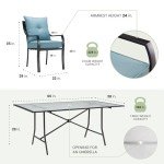 Hanover Lavallette 7-Piece Outdoor Dining Set