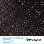 Set of 6 Outdoor Wicker Dining Chairs