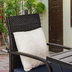 Set of 6 Outdoor Wicker Dining Chairs